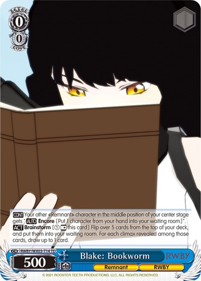 Blake: Bookworm RWBY/WX03-T14 TD