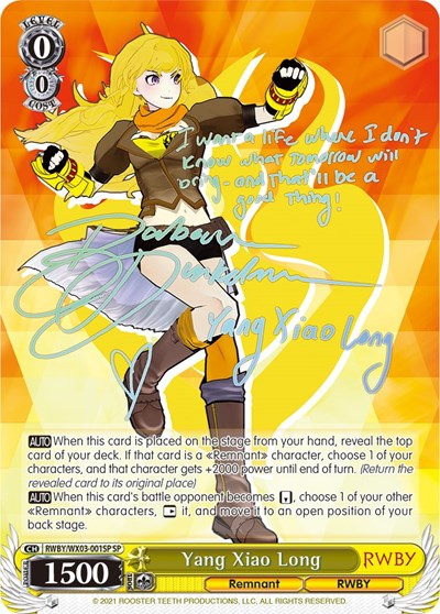 Yang Xiao Long RWBY/WX03-001SP SP