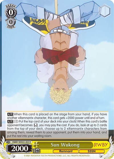 Sun Wukong RWBY/WX03-003 R