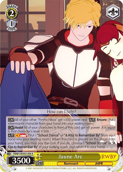 Jaune Arc RWBY/WX03-004 R
