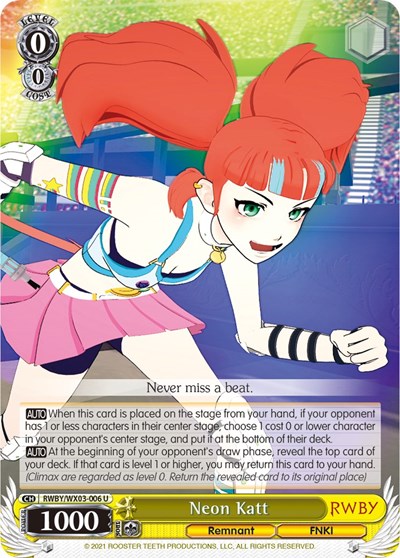 Neon Katt RWBY/WX03-006 U