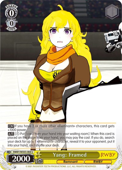 Yang: Framed RWBY/WX03-008 U
