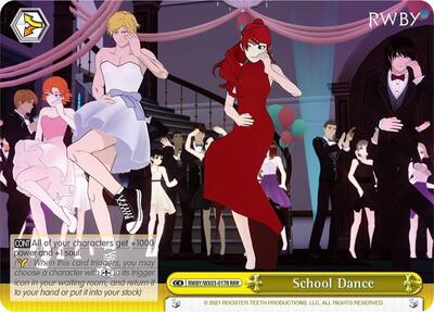 School Dance RWBY/WX03-017R RRR
