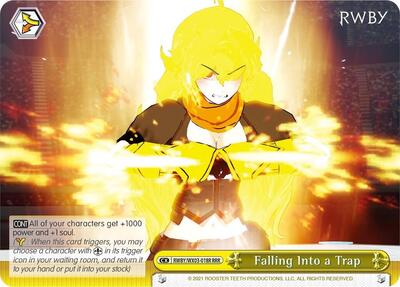 Falling Into a Trap RWBY/WX03-018R RRR