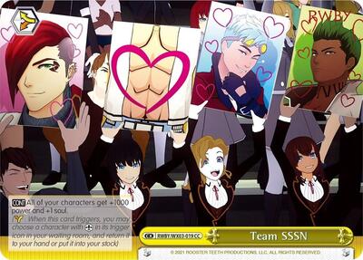Team SSSN RWBY/WX03-019 CC