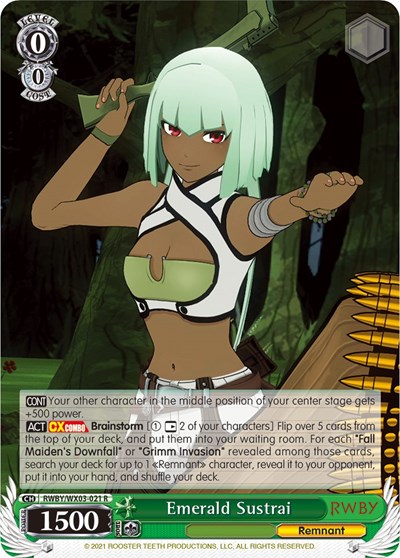 Emerald Sustrai RWBY/WX03-021 R