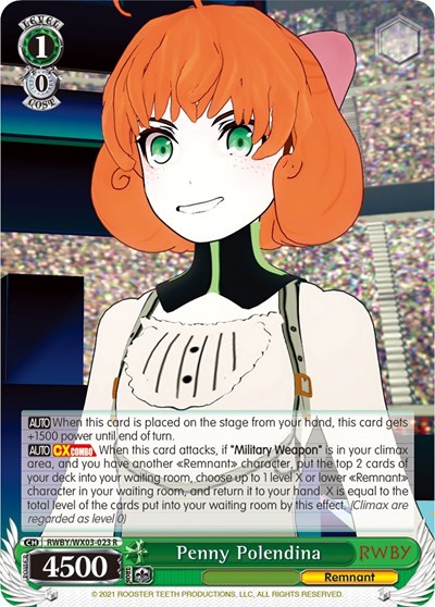 Penny Polendina RWBY/WX03-023 R