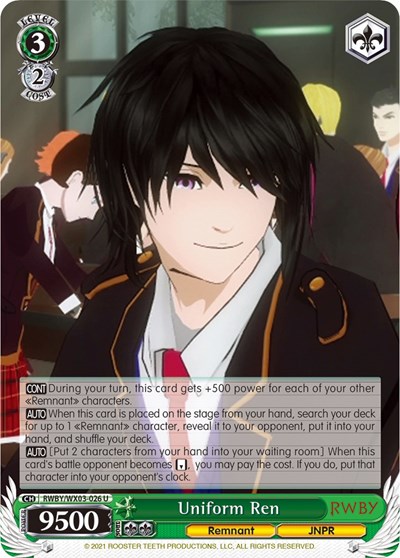 Uniform Ren RWBY/WX03-026 U