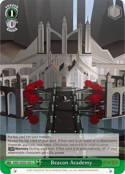 Beacon Academy RWBY/WX03-038 U
