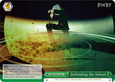 Defending the School RWBY/WX03-040 CC