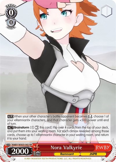 Nora Valkyrie RWBY/WX03-042 RR