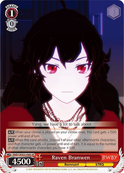 Raven Branwen RWBY/WX03-046S SR