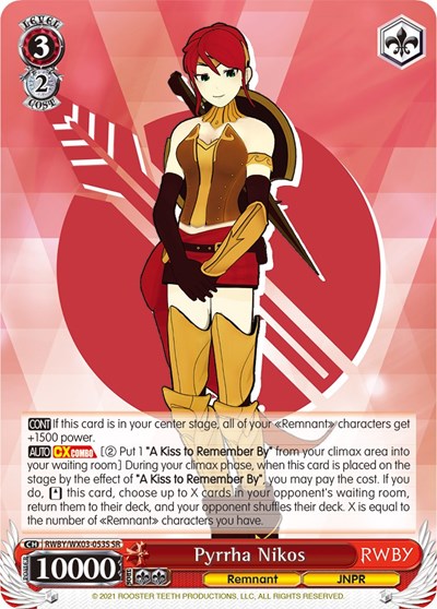 Pyrrha Nikos RWBY/WX03-053S SR