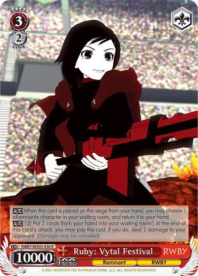 Ruby: Vytal Festival RWBY/WX03-054 R