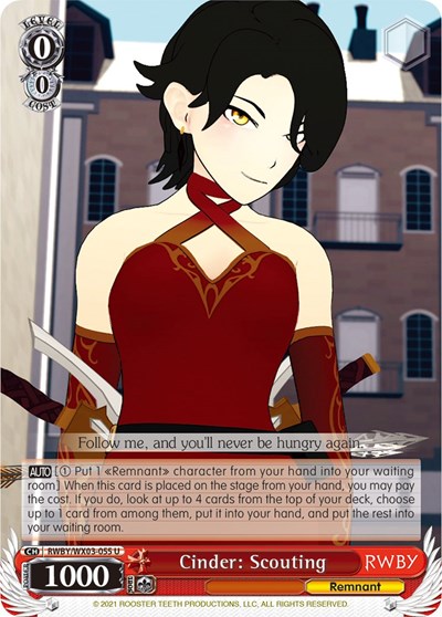 Cinder: Scouting RWBY/WX03-055 U