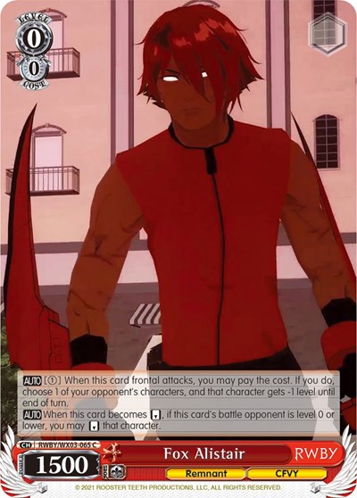 Fox Alistair RWBY/WX03-065 C
