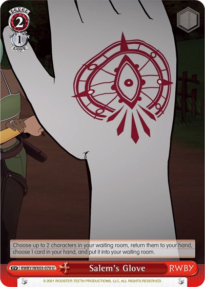 Salem's Glove RWBY/WX03-070 U