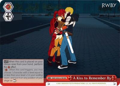 A Kiss to Remember By RWBY/WX03-074R RRR