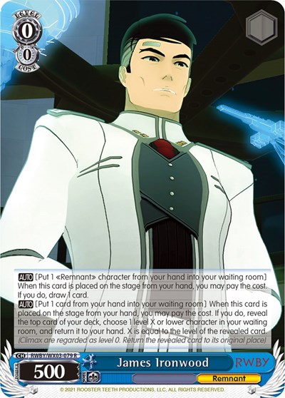 James Ironwood RWBY/WX03-079 R