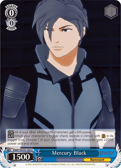 Mercury Black RWBY/WX03-080 R
