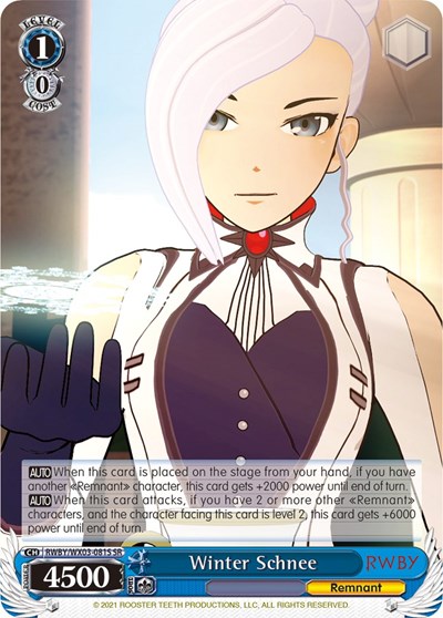 Winter Schnee RWBY/WX03-081S SR