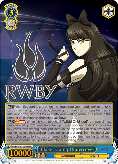 Blake: Going Undercover RWBY/WX03-084RBR RBR