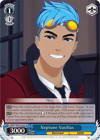 Neptune Vasilias RWBY/WX03-087S SR