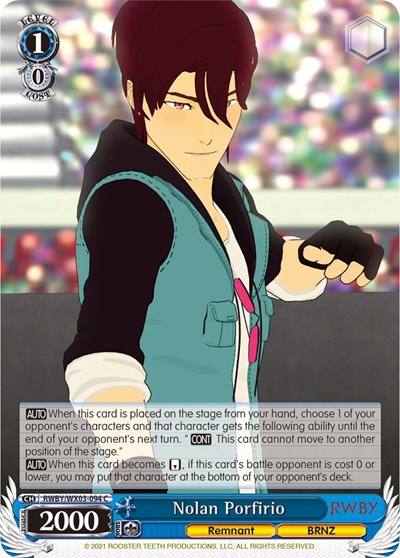 Nolan Porfirio RWBY/WX03-094 C