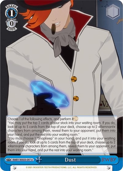 Dust RWBY/WX03-097 U