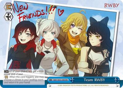 Team RWBY RWBY/WX03-098R RRR