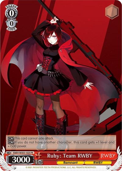 Ruby: Team RWBY RWBY/WX03-102S PR