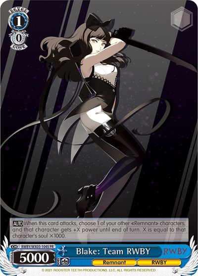 Blake: Team RWBY RWBY/WX03-104S PR