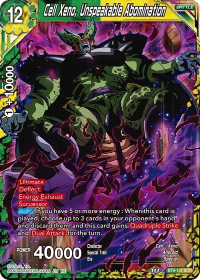 Cell Xeno, Unspeakable Abomination BT9-137