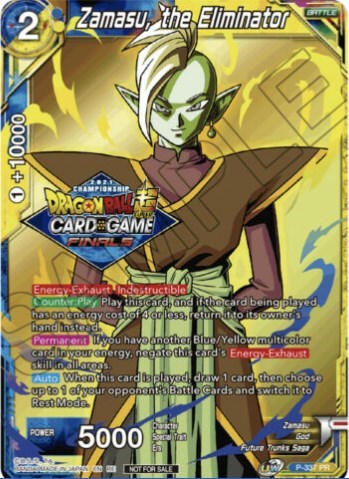 Zamasu, the Eliminator P-337
