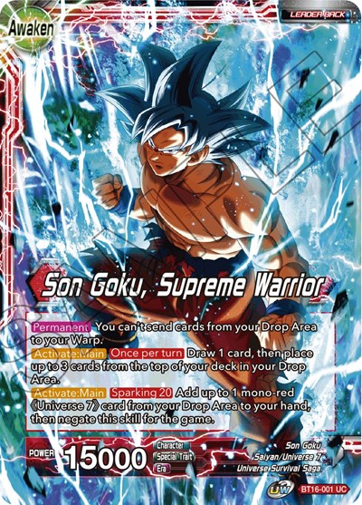 Son Goku // Son Goku, Supreme Warrior BT16-001