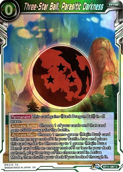 Three-Star Ball, Parasitic Darkness BT11-087