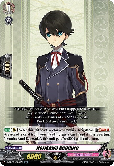 Horikawa Kunihiro [D Format] D-TB01/020EN