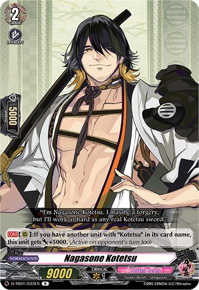 Nagasone Kotetsu [D Format] D-TB01/033EN