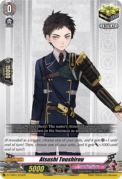 Atsushi Toushirou [D Format] D-TTD01/012EN