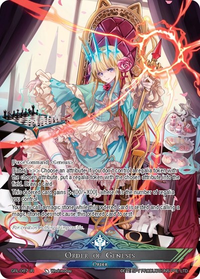 Alice, Tales of Creation // Order of Genesis GRL-067 JR