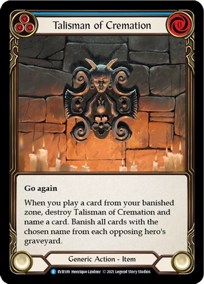 Talisman of Cremation 