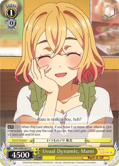 Usual Dynamic, Mami KNK/W86-E013 C