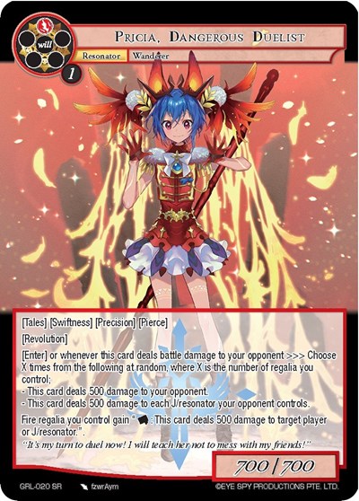 Pricia, Dangerous Duelist — Game of Gods: Reloaded
