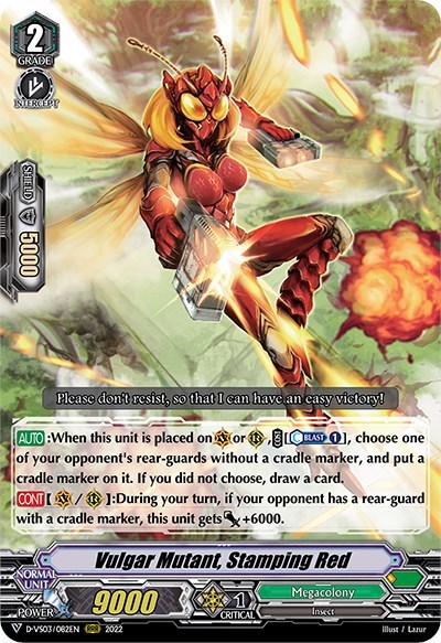 Vulgar Mutant, Stamping Red [V Format] D-VS03/082EN