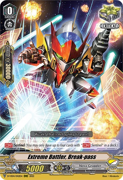 Extreme Battler, Break-pass [V Format] D-VS04/042EN