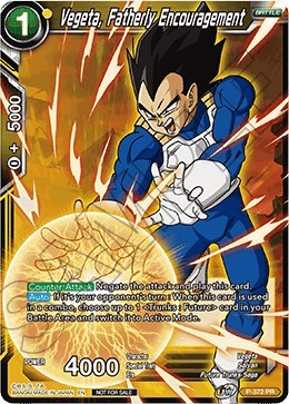 Vegeta, Fatherly Encouragement