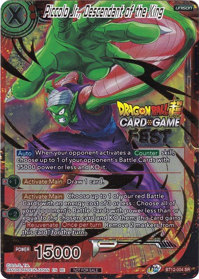 Piccolo Jr., Descendant of the King BT12-004