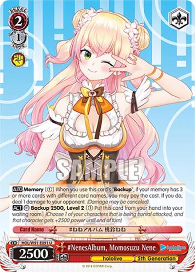 #NenesAlbum, Momosuzu Nene HOL/W91-E091 U