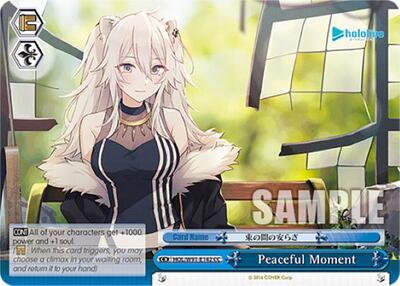 Peaceful Moment HOL/W91-E142 CC