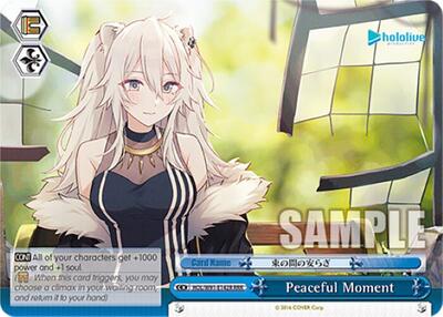 Peaceful Moment HOL/W91-E142R RRR